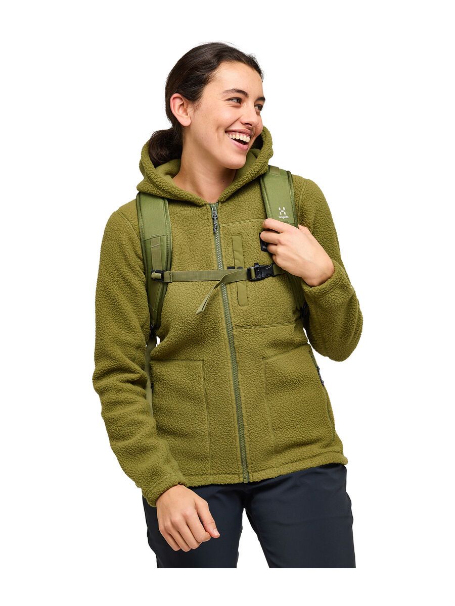 Haglöfs Malung Pile Hood Women, olive green - Bild 7