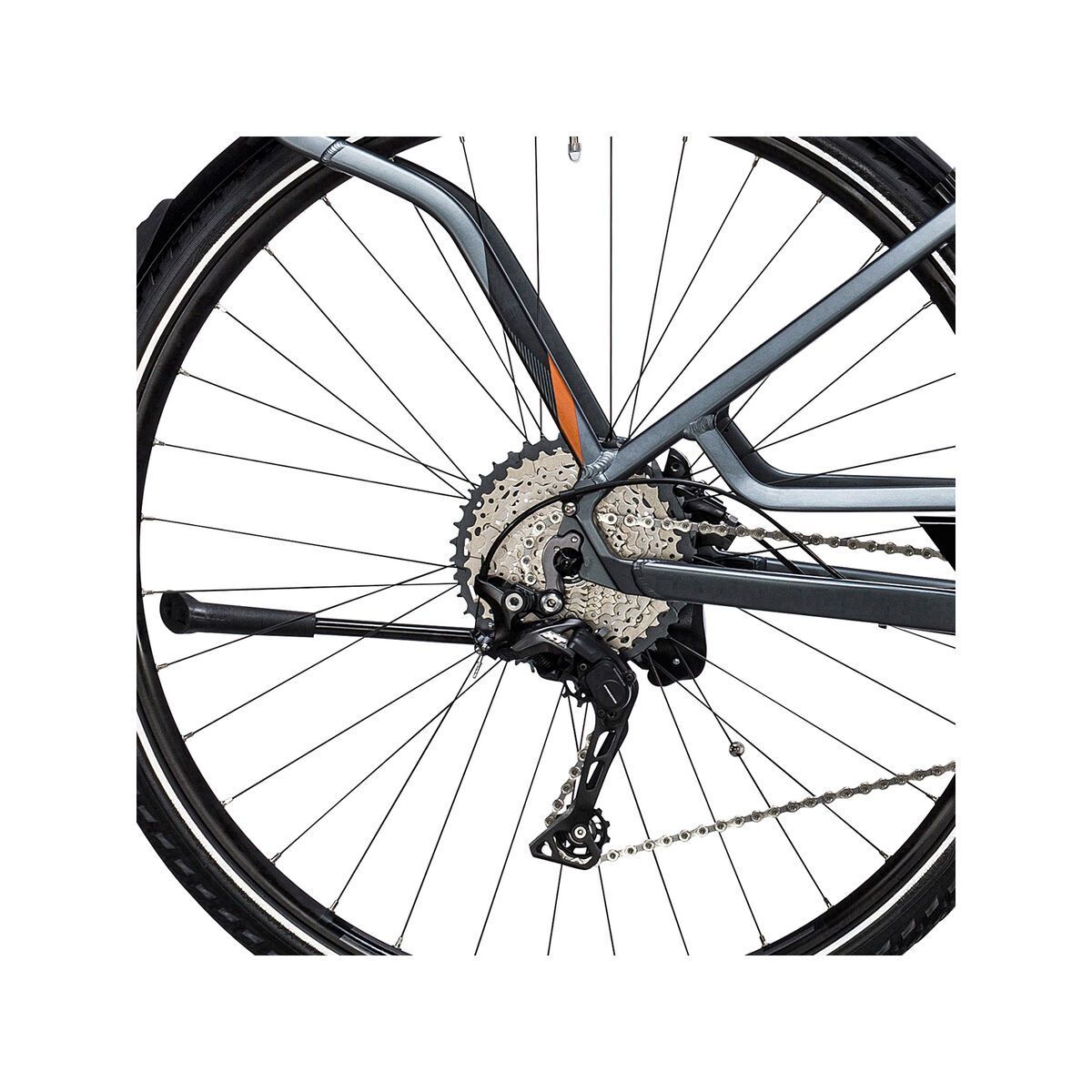 Cube Touring Hybrid EXC 400 Easy Entry, grey´n´copper - Bild 4