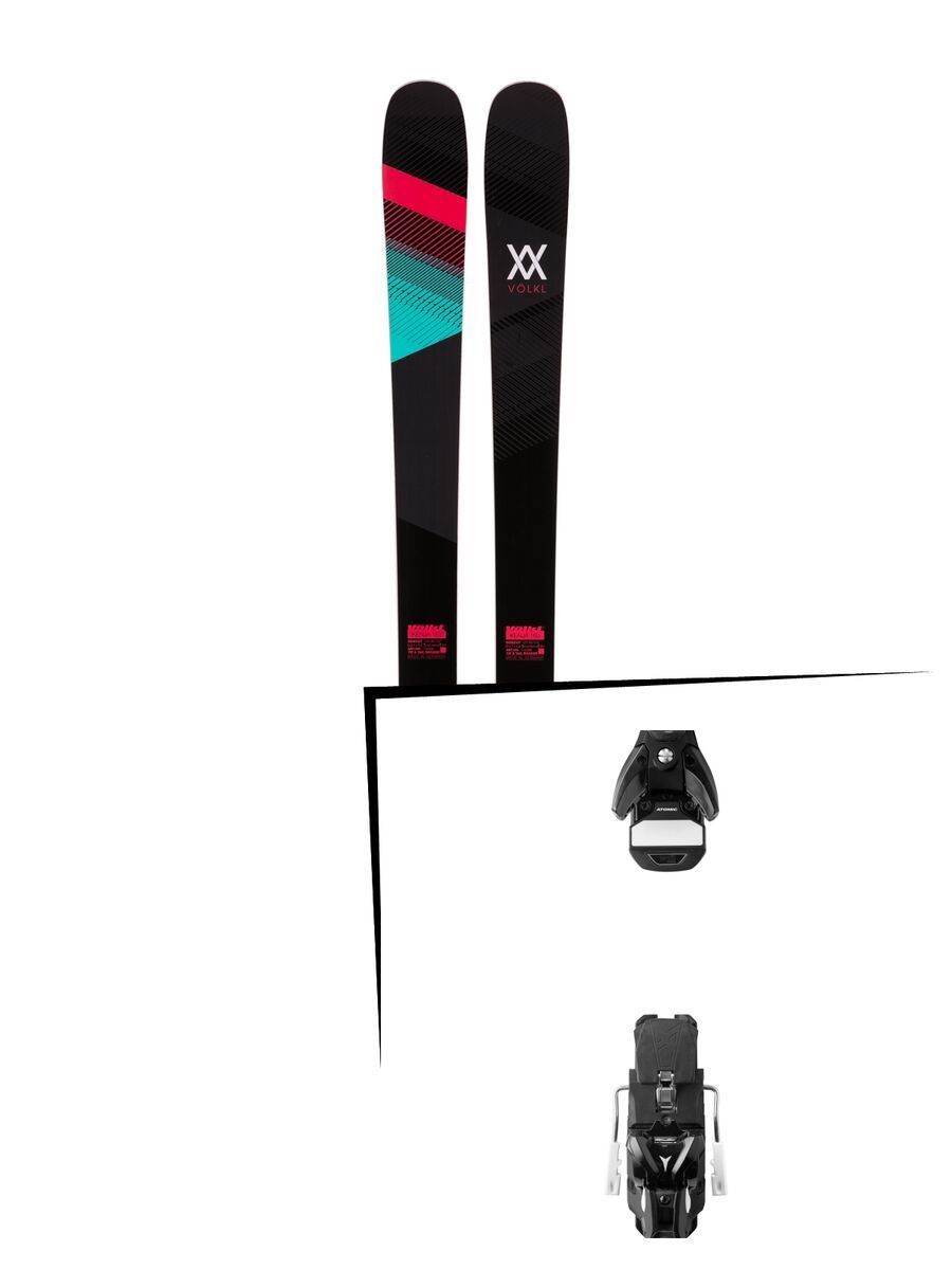 Set: Völkl Kenja 2017 + Atomic STH 13 WTR 100 mm, black/gun metal - Skiset - Bild 1