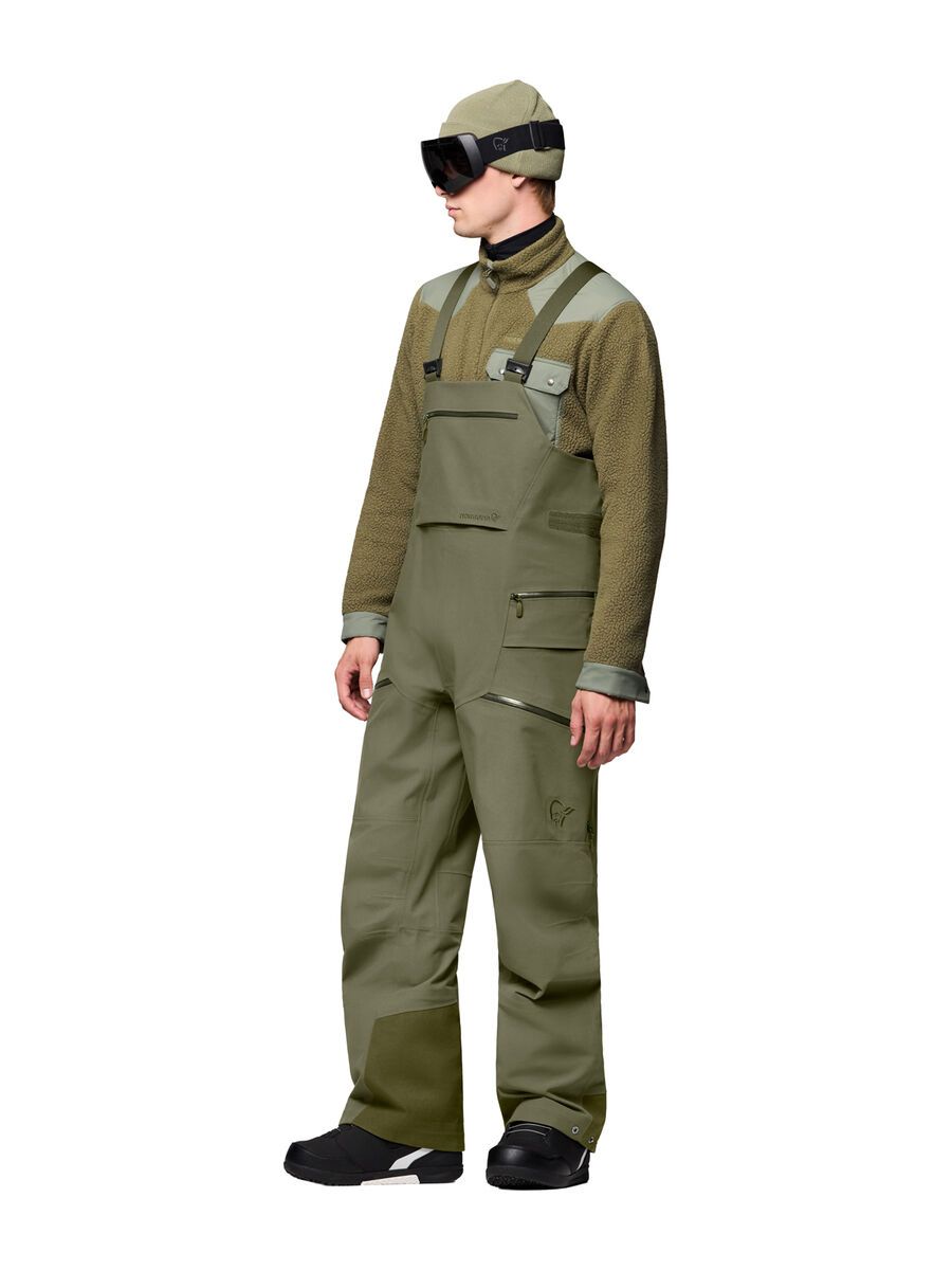 Norrona tamok dri3 Bibs M's, olive night - Bild 4
