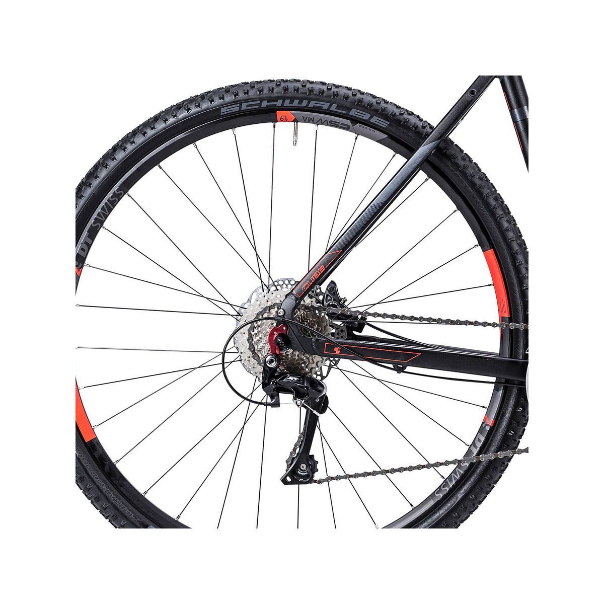 Cube Tonopah Pro, black anodized flashred - Bild 4