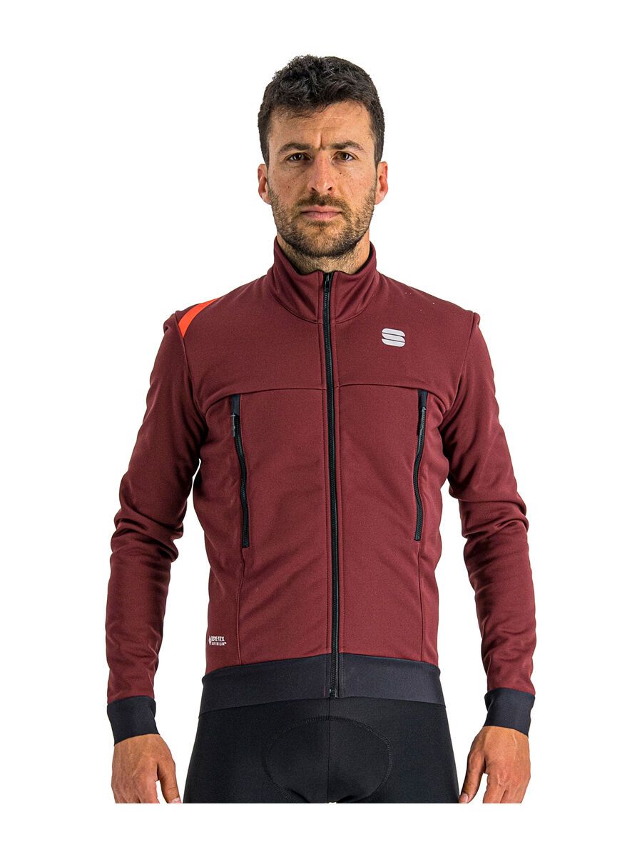 Sportful Fiandre Warm Jacket, red wine - Bild 1