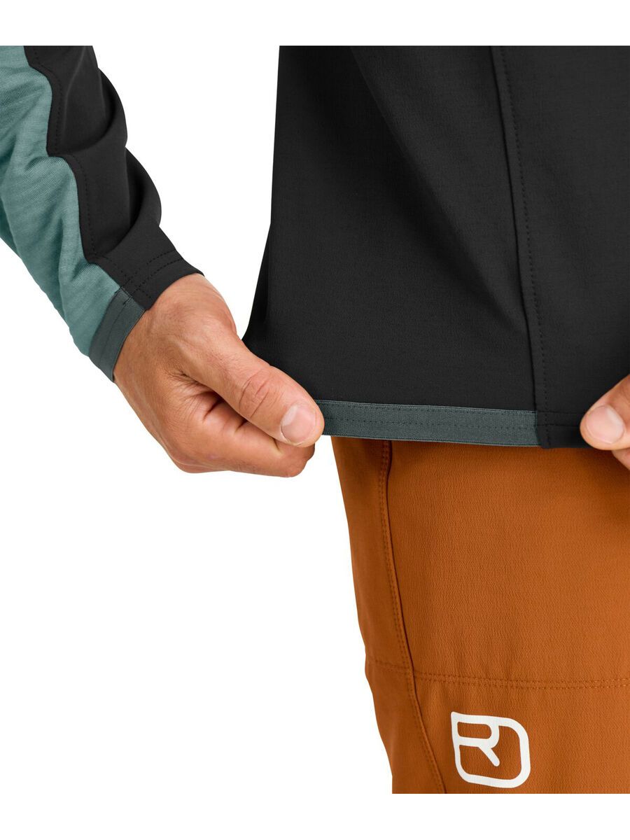 Ortovox Merino Fleece Rib Jacket M, arctic grey - Bild 4