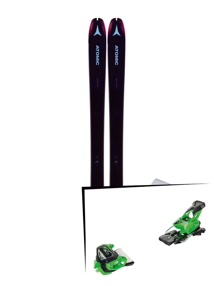 Set: Atomic Backland 85 W + Hybrid Skin 85 2019 + Tyrolia Attack² 13 GW green - Bild 1