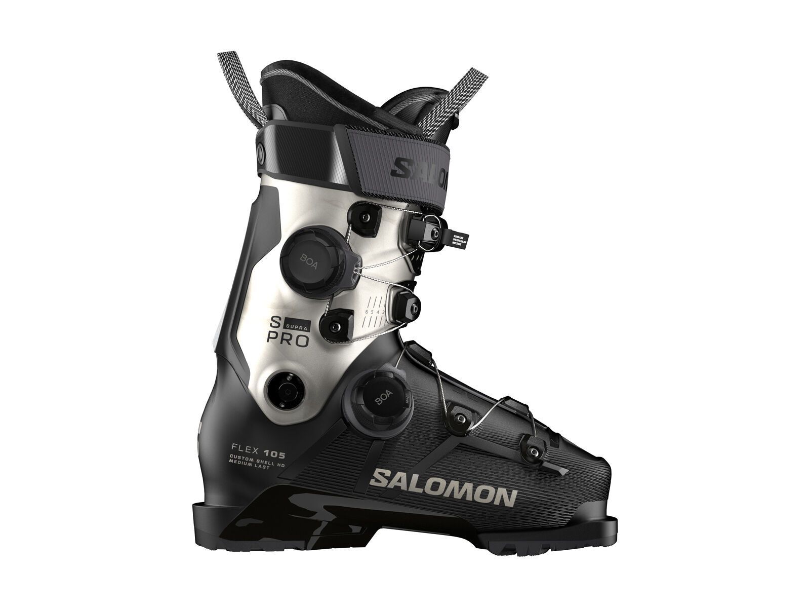 Salomon S/Pro Supra Dual BOA 105 W, black/light bronze met./black - Bild 1