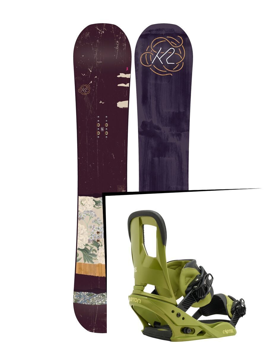 Set: K2 Wowpow 2016 + Burton Cartel (1464136S) - Bild 1