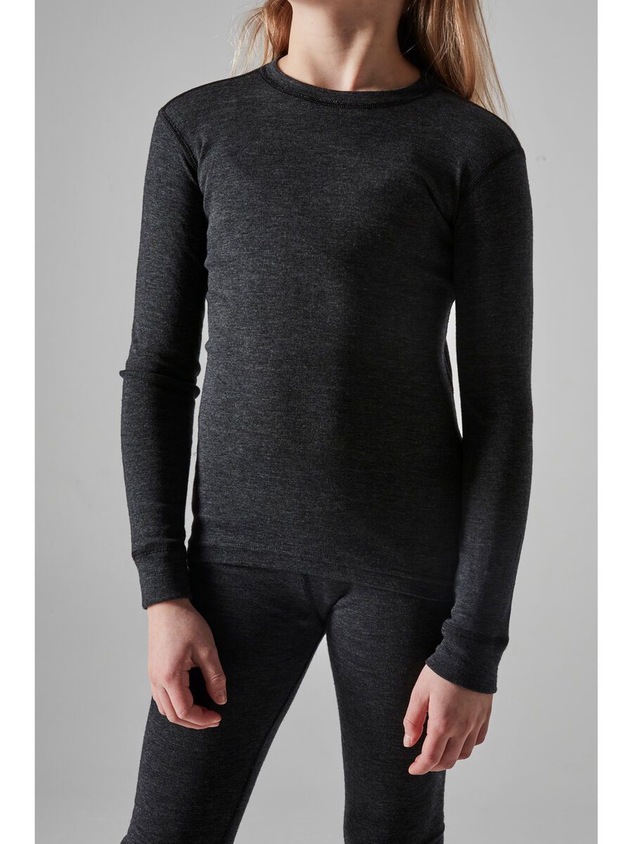 Craft Core Wool Merino Set Junior, black melange - Bild 6