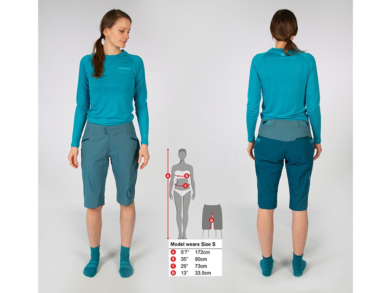 Endura Damen SingleTrack Lite Shorts, beere - Bild 6