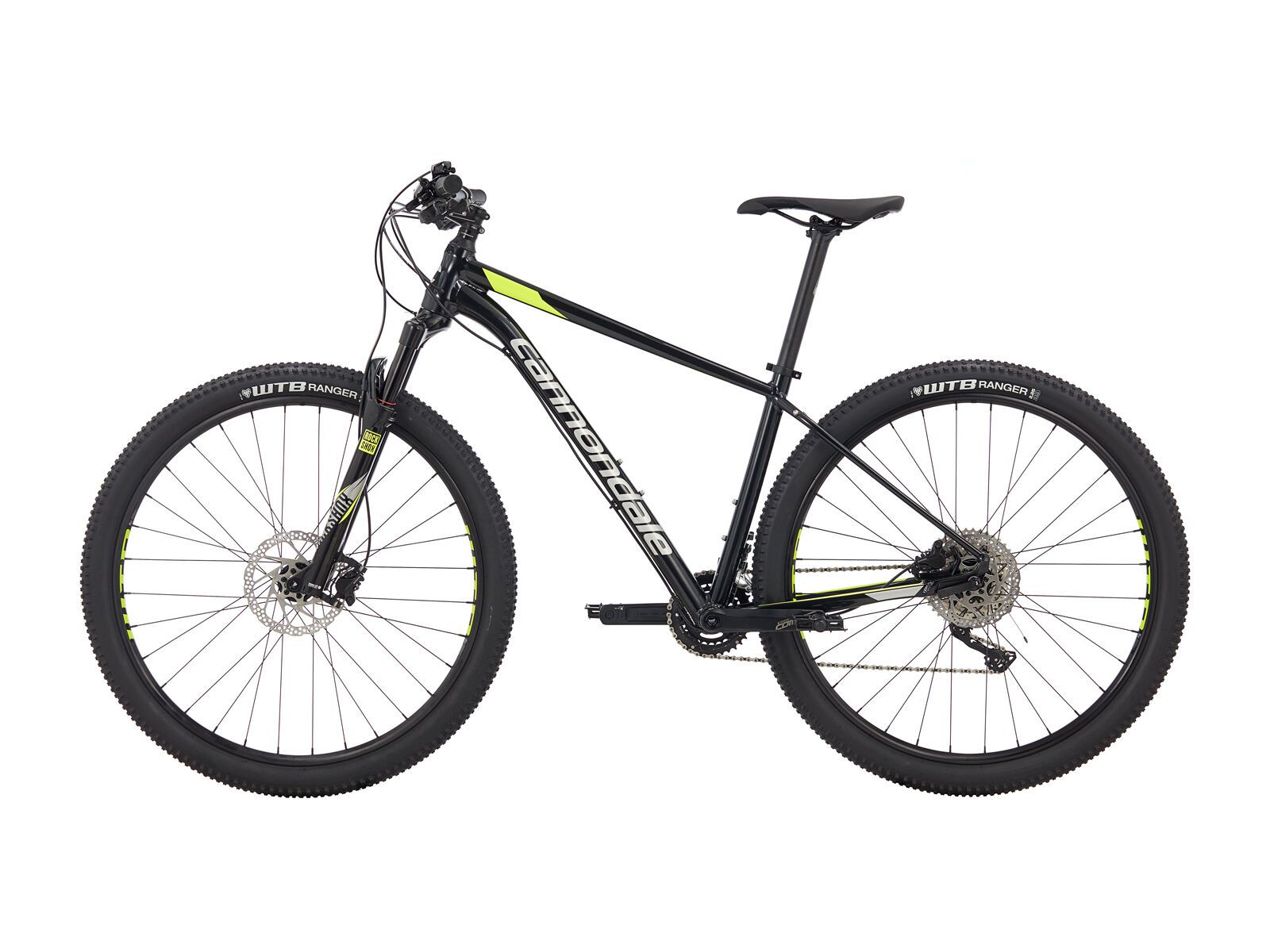 Cannondale Trail 2 - 27.5, jet black w/ fine silver and volt - gloss (blk) - Bild 5