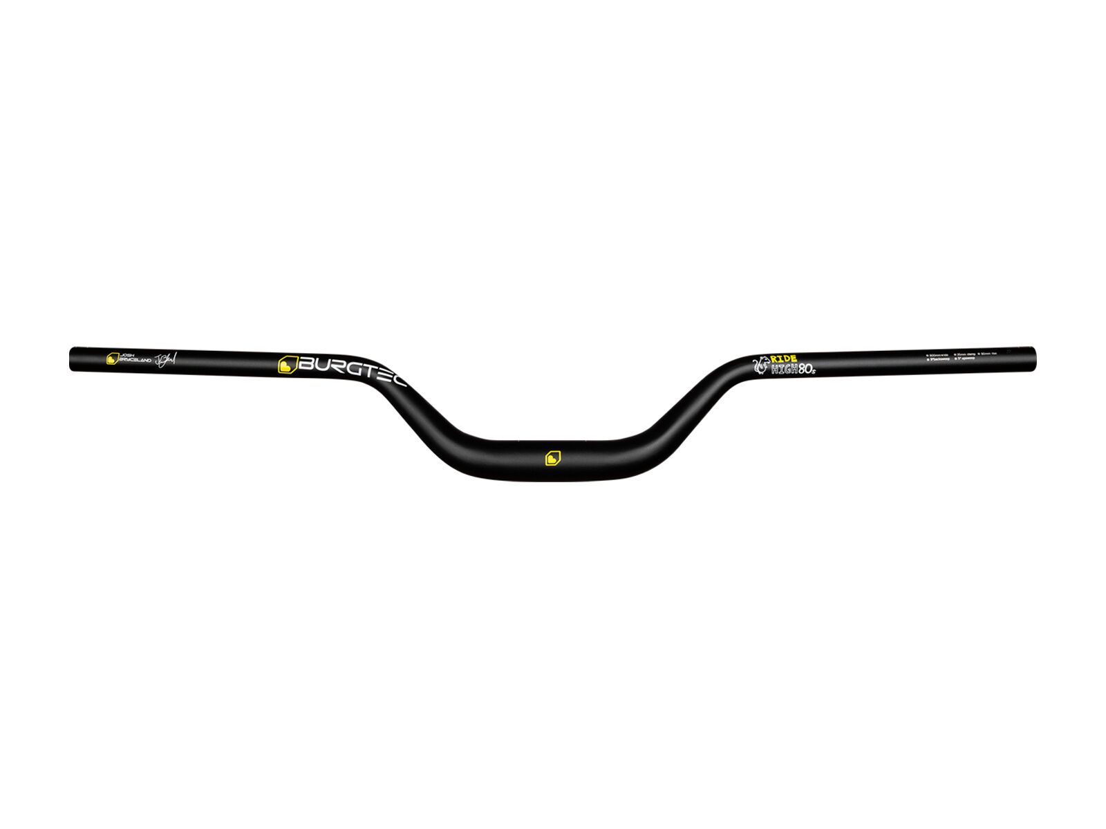 Burgtec Ride High Josh Bryceland Signature Alloy Handlebar - 35 / 80 mm Rise - Bild 1