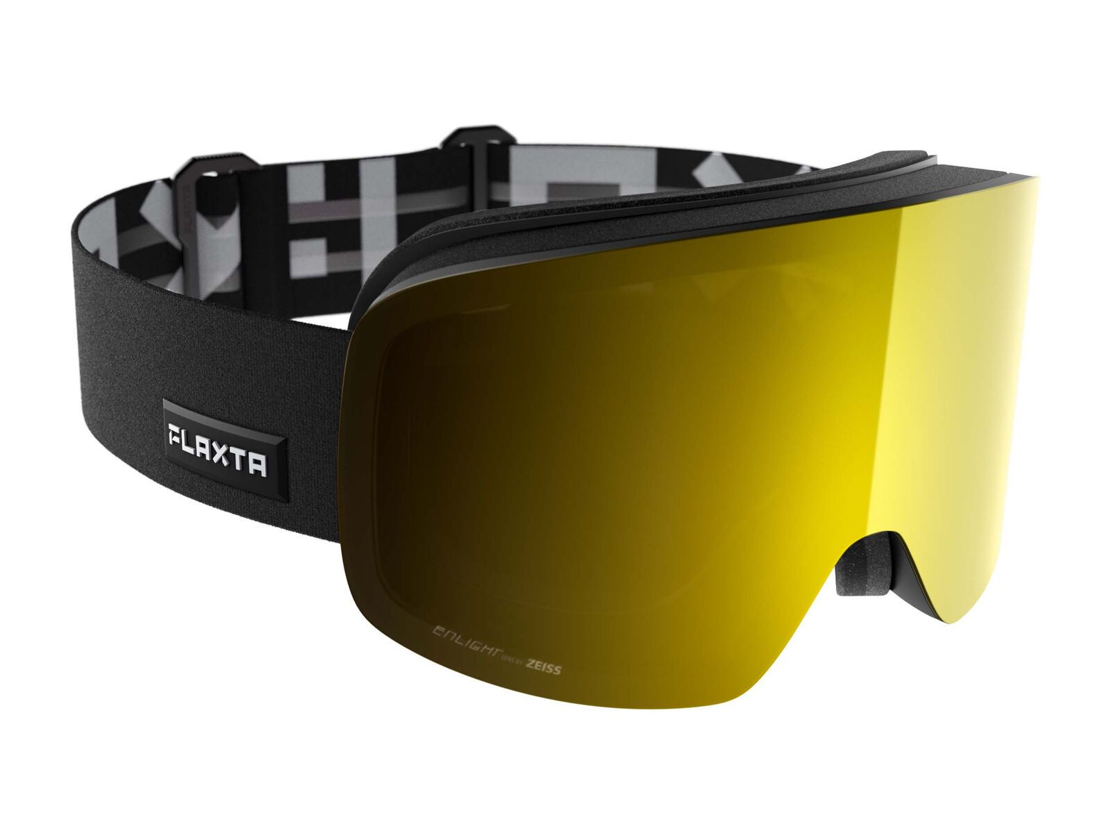 Flaxta Prime, black/Lens: enlight gold mirror - Bild 1