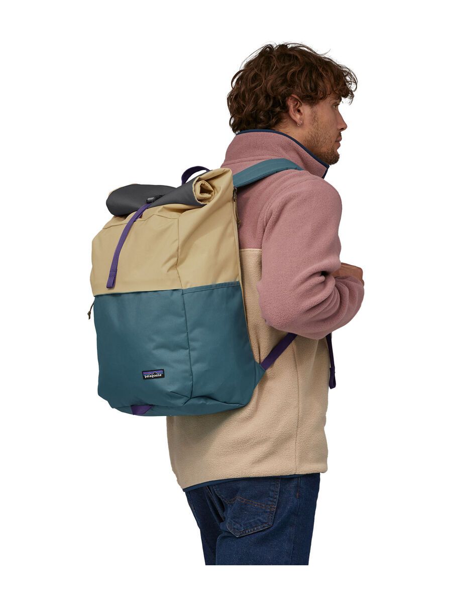 Patagonia Fieldsmith Roll Top Pack, patchwork/tasmanian teal - Bild 5