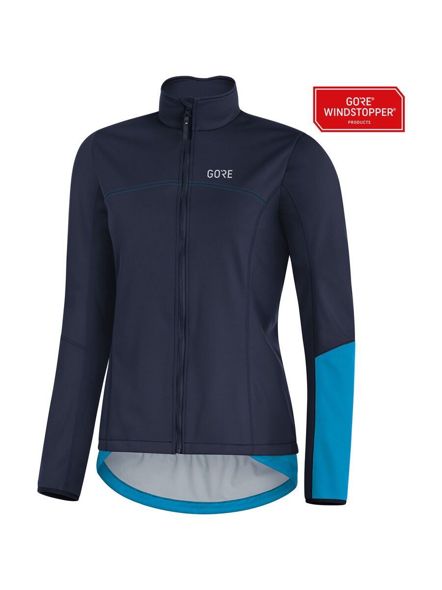 GOREWEAR C5 Damen Gore Windstopper Thermo Jacke, orbit blue/dynamic cyan - Bild 2