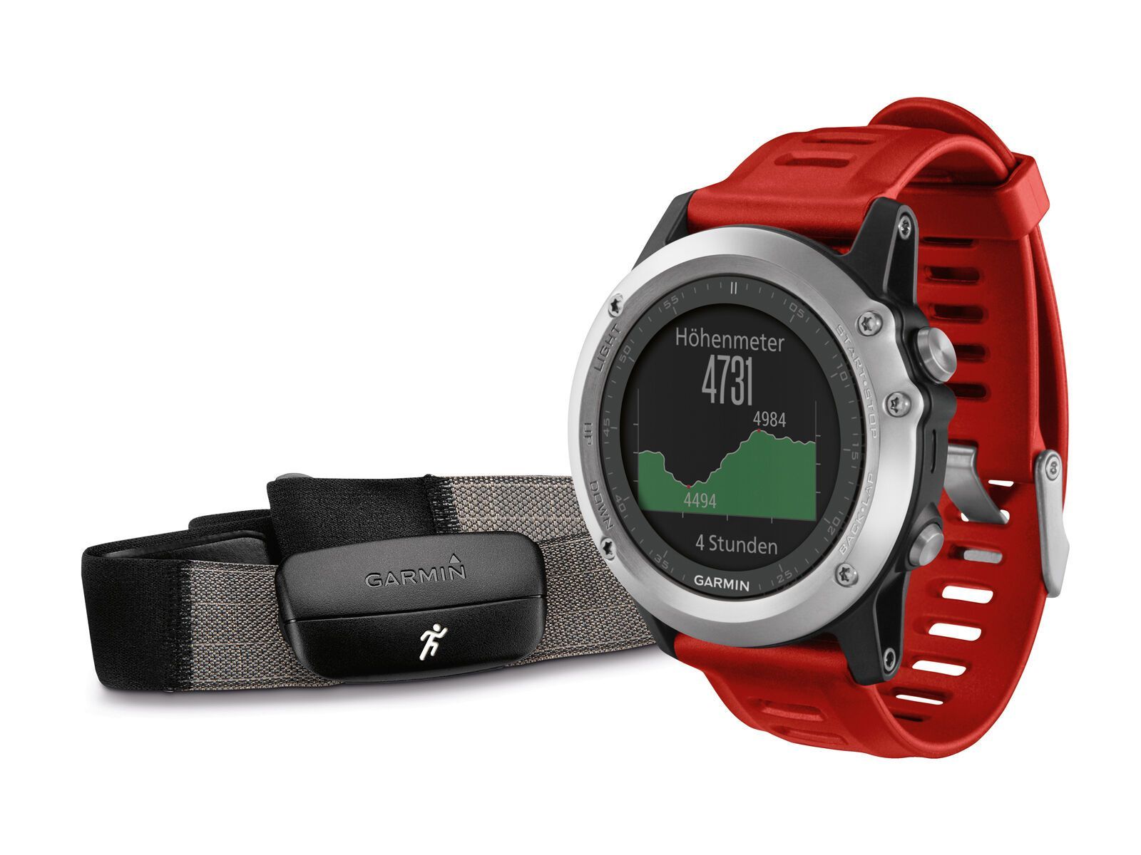 Garmin fenix 3 (Performer Bundle mit Brustgurt), silber - Bild 2