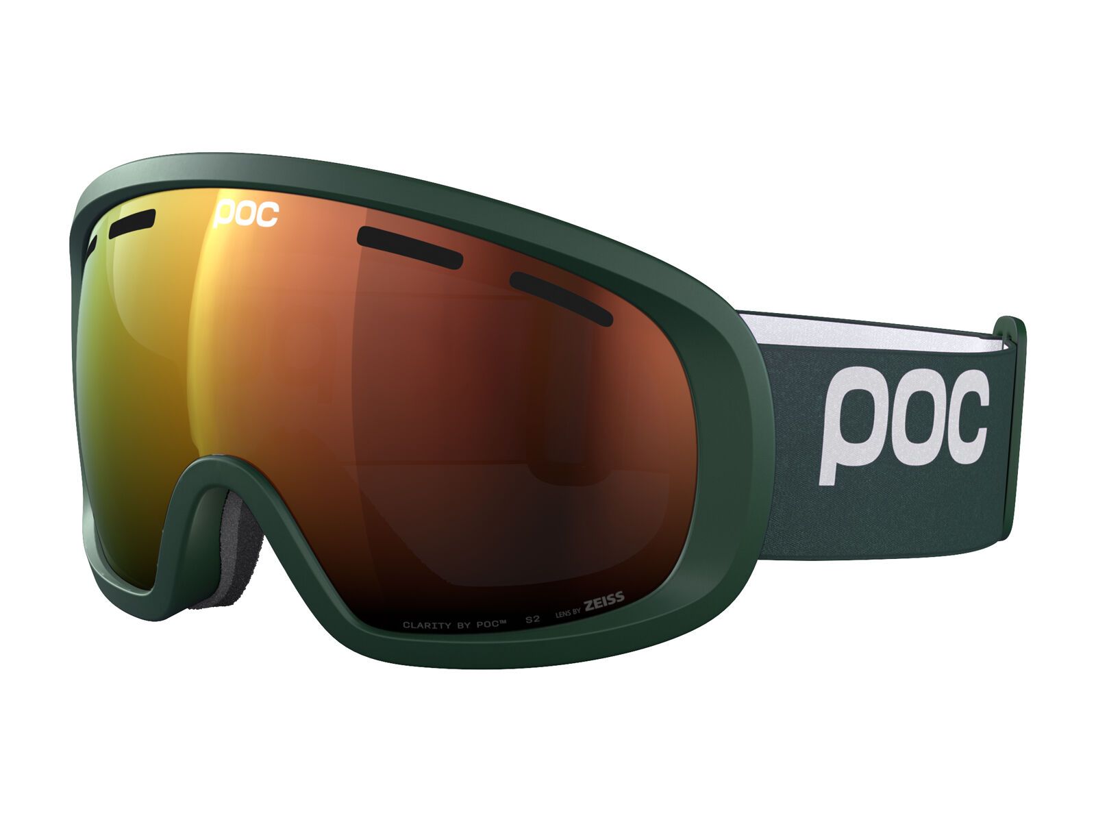POC Fovea Mid, Clarity Intense Partly Sunny Orange / pargasite green - Bild 1