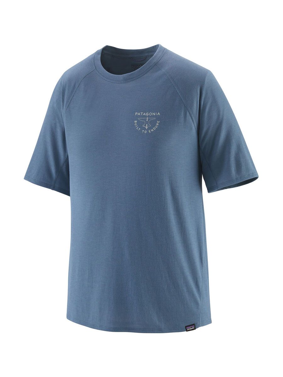 Patagonia Men's Capilene Cool Trail Graphic Shirt, forge mark crest: utility blue - Bild 1