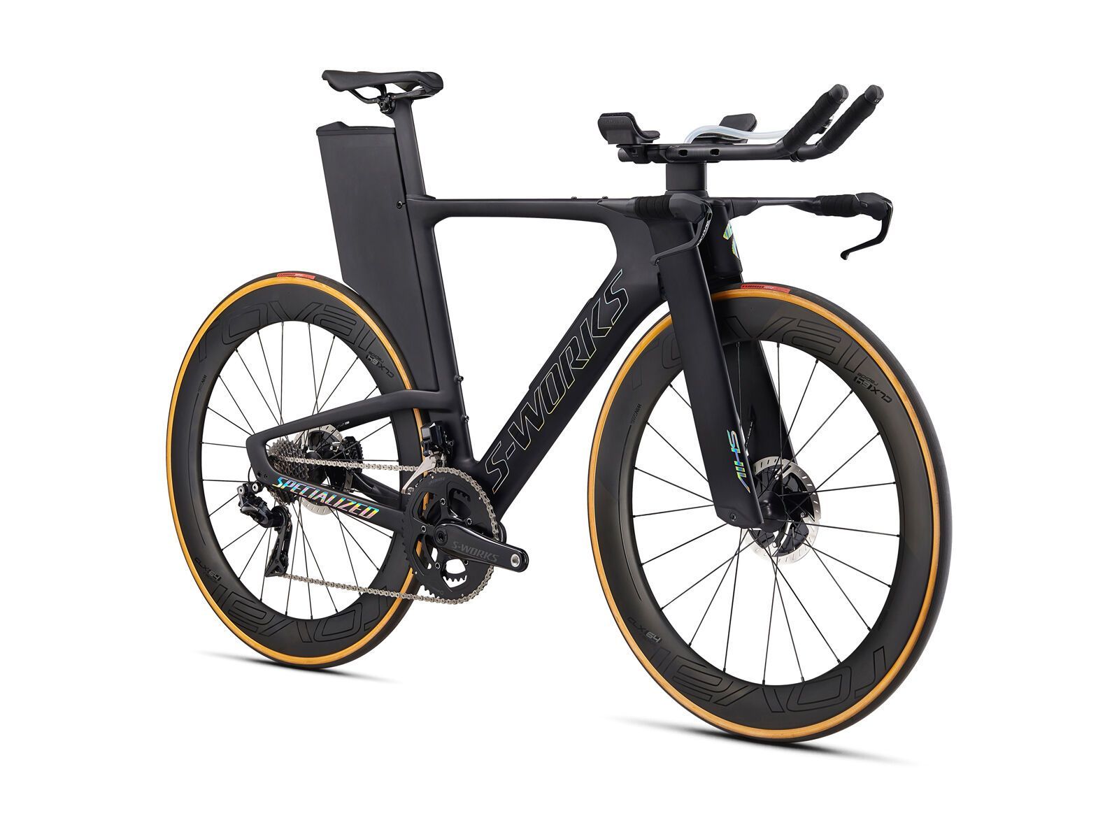 Specialized S-Works Shiv Disc Dura Ace Di2, satin carbon/gloss holographic foil - Bild 2