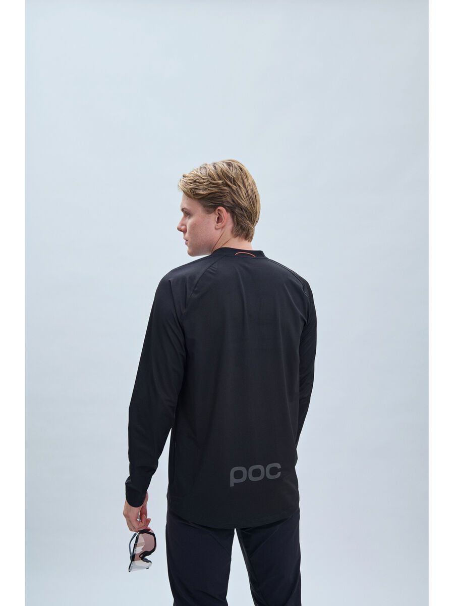 POC M's Essential MTB LS Jersey, uranium black - Bild 6