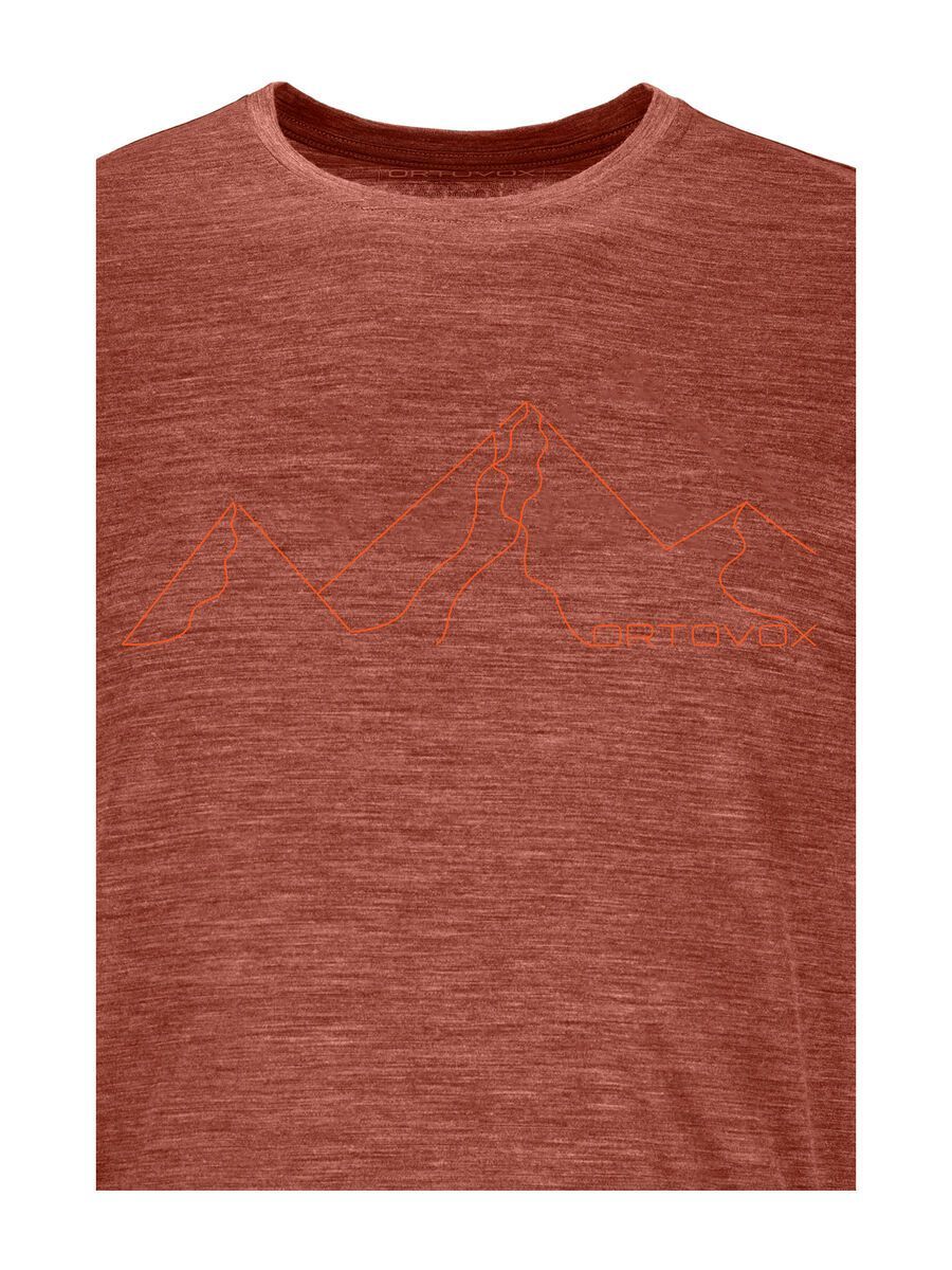 Ortovox 150 Merino Cool Mountain Face M, clay orange blend - Bild 2