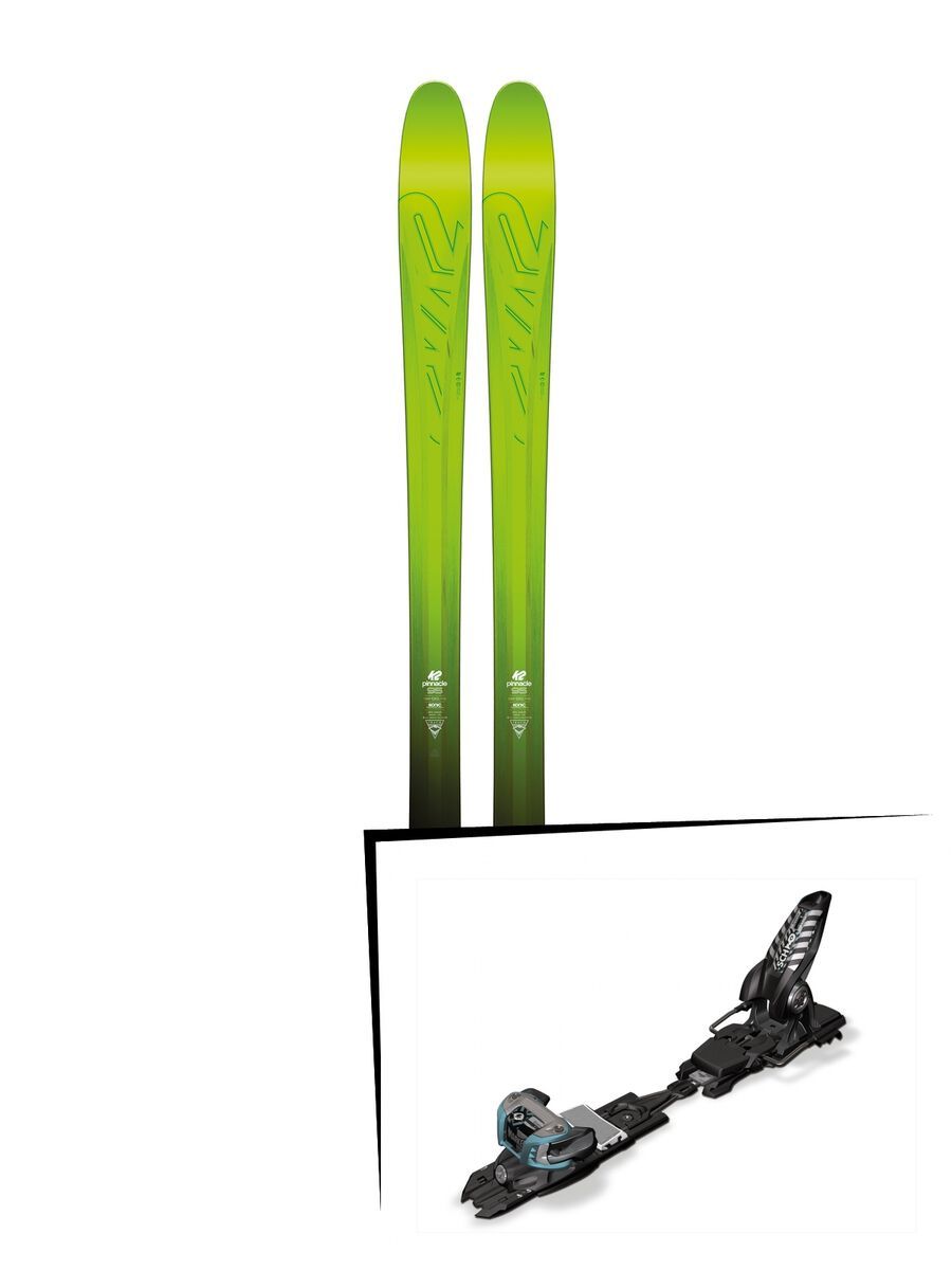 K2 SKI Set: Pinnacle 95 2016 + Marker Schizo 14 - Bild 1