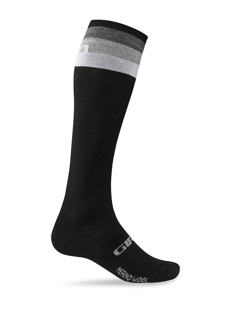 Giro Hightower Merino Wool, black/grey stripes - Bild 1