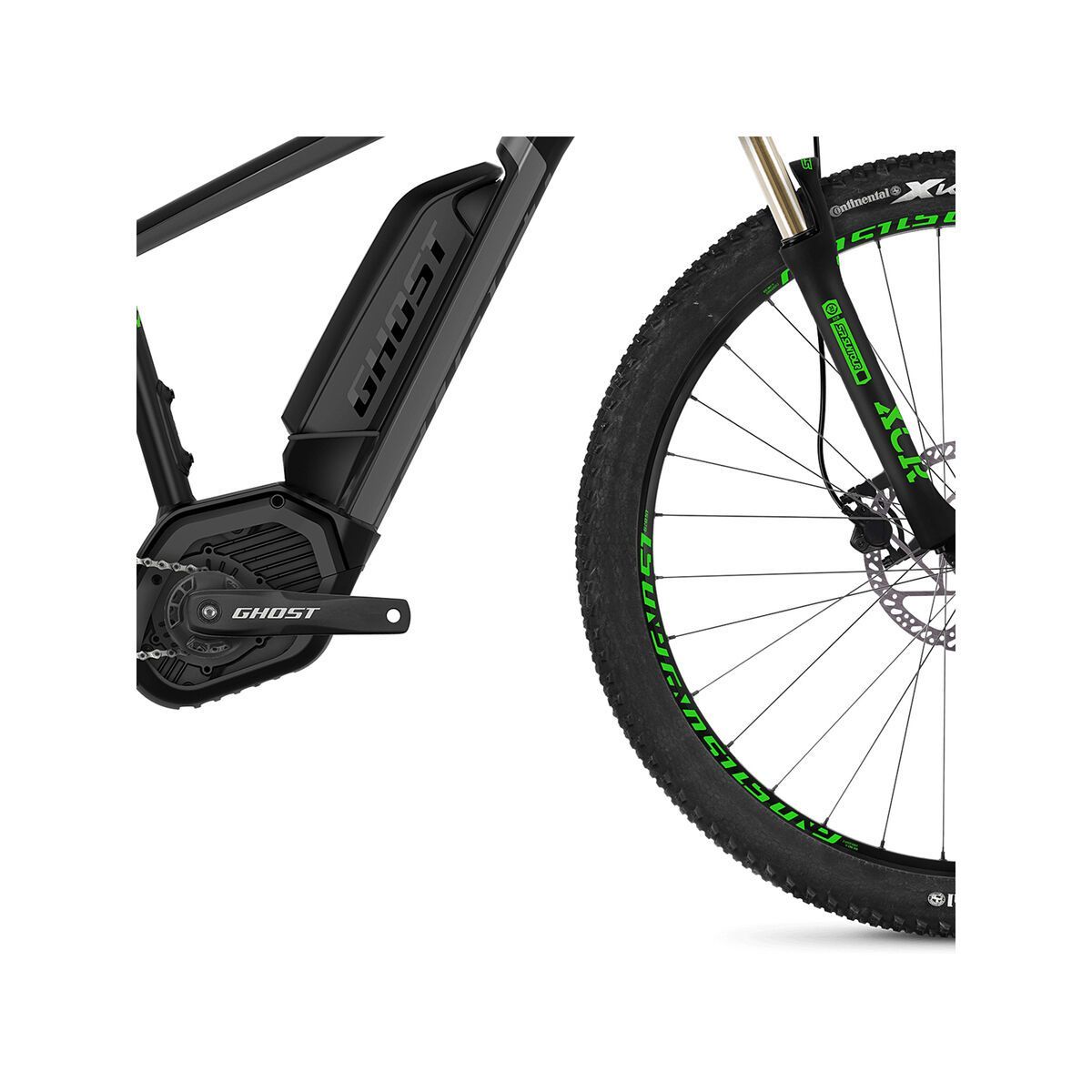 Ghost Hybride Teru B4.9 AL, electric blue/jet black/shadow blue - Bild 4