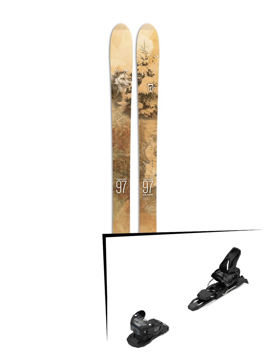 Set: Icelantic Vanguard 97 2017 + Salomon Warden MNC 11 (2212333) - Bild 1