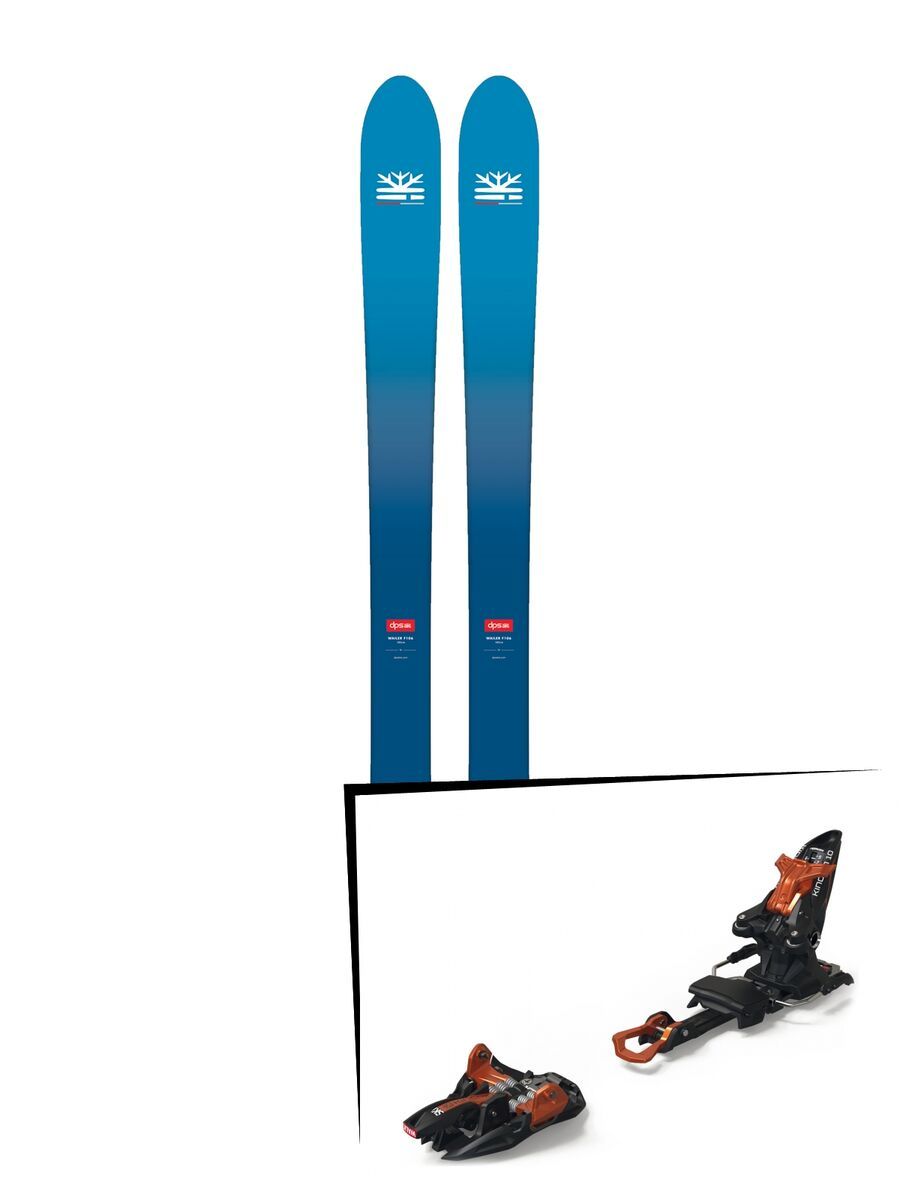 Set: DPS Skis Wailer F106 Foundation 2018 + Marker Kingpin 10 black/copper - Bild 1