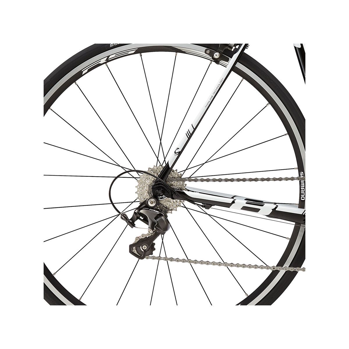 Cannondale CAAD8 105 5, jet black with magnesium white, gloss - Bild 4