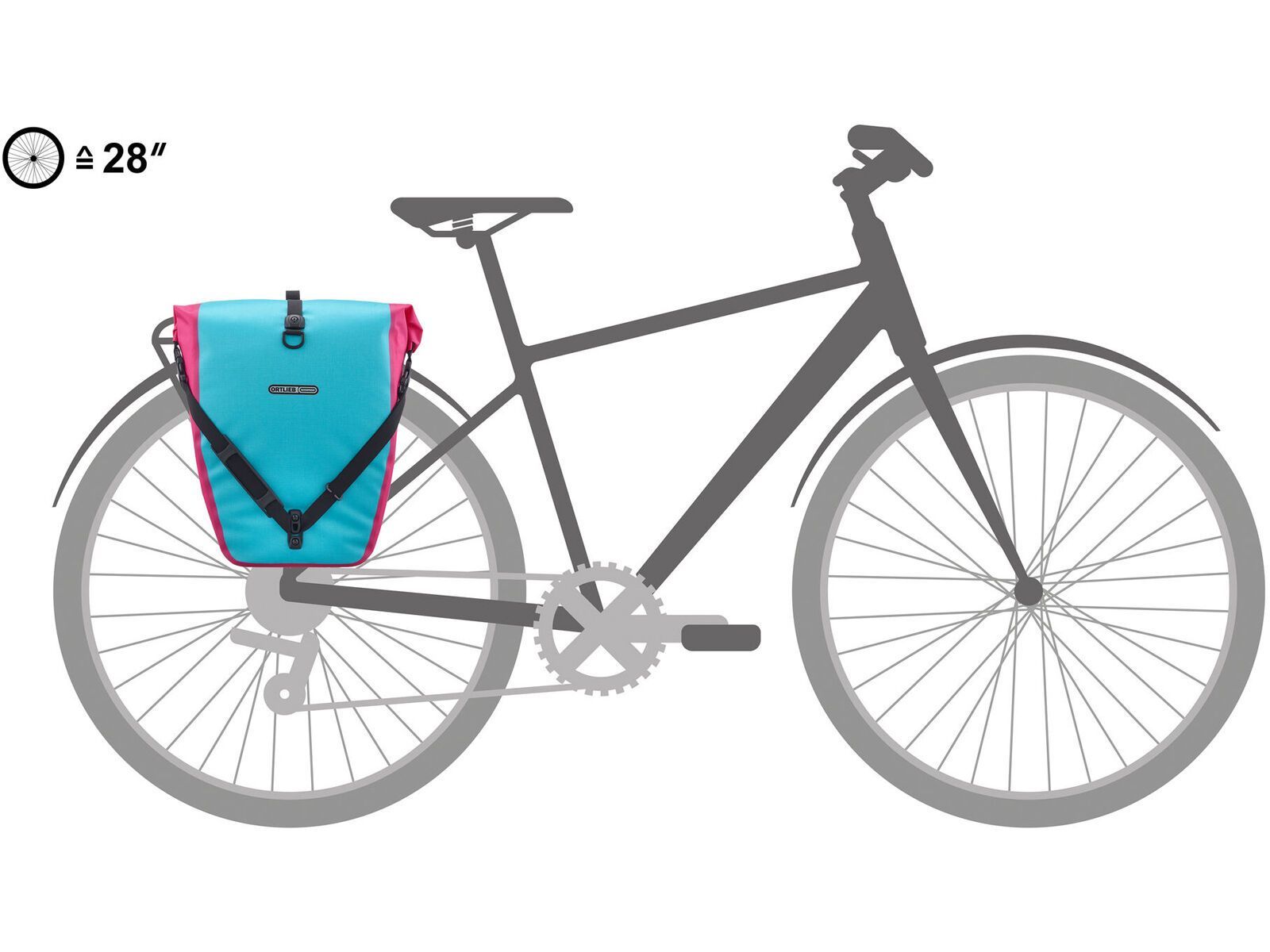 ORTLIEB Back-Roller Cyber, blue/pink - Bild 8