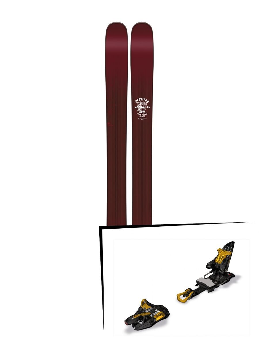 K2 SKI Set: Pettitor 2016 + Marker Kingpin 10 - Bild 1