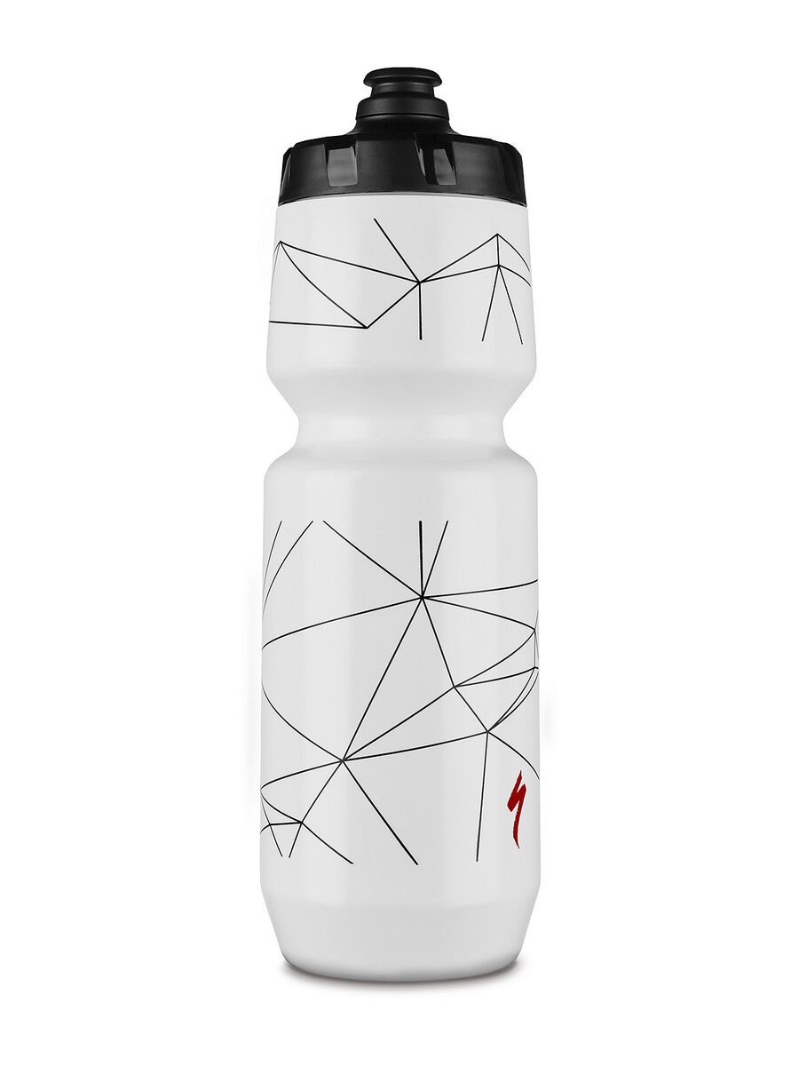 Specialized Purist MoFlo Water Bottle 26 oz, white/black tangled web - Bild 1