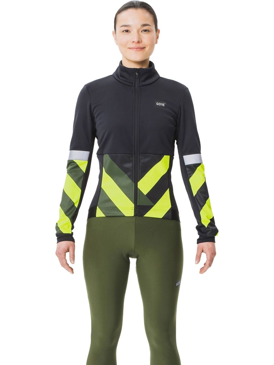 GOREWEAR Tempest Signal Jacke Damen, black/neon yellow - Bild 4