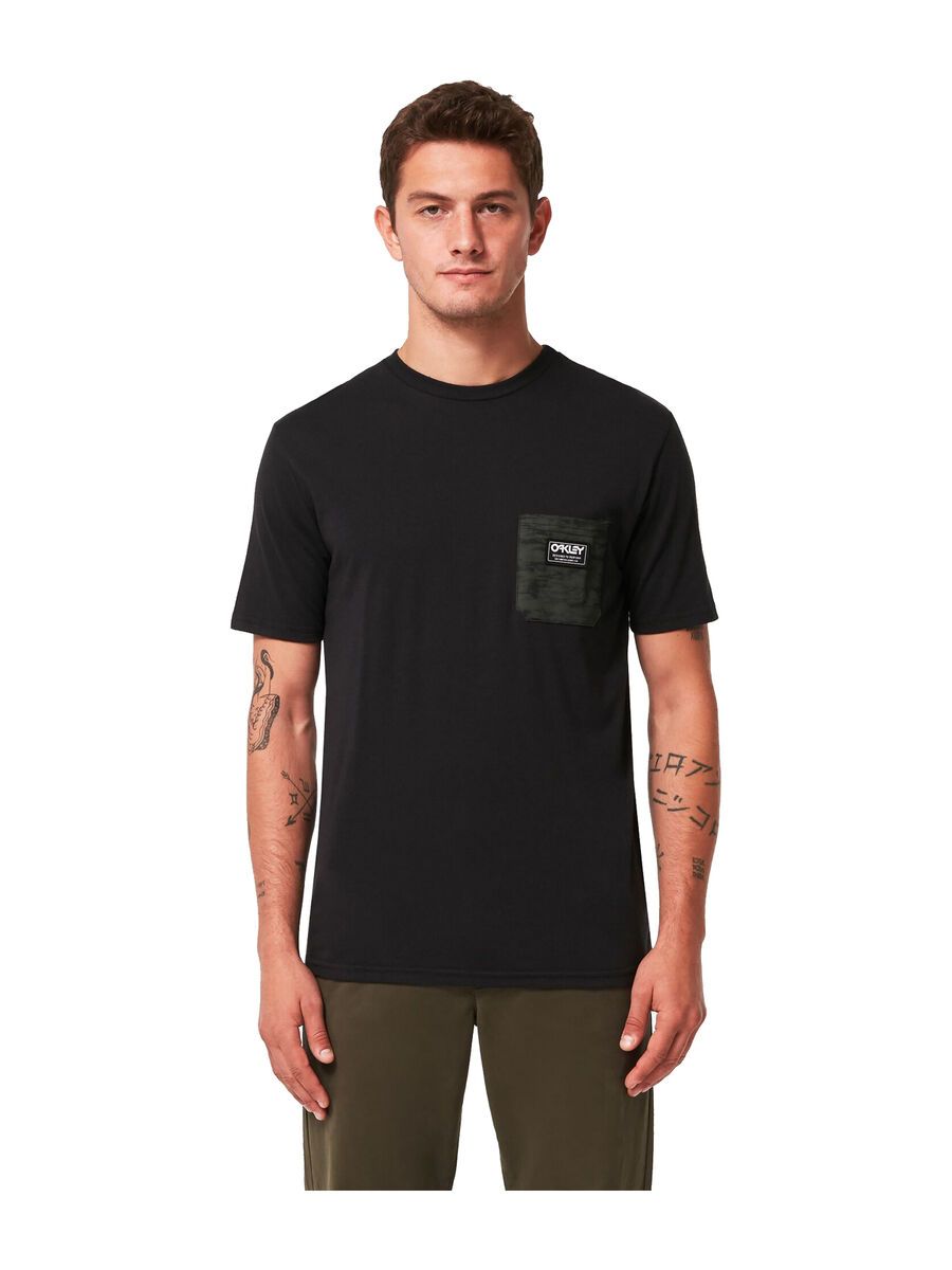 Oakley Classic B1B Pocket Tee, black/brush tiger green - Bild 6