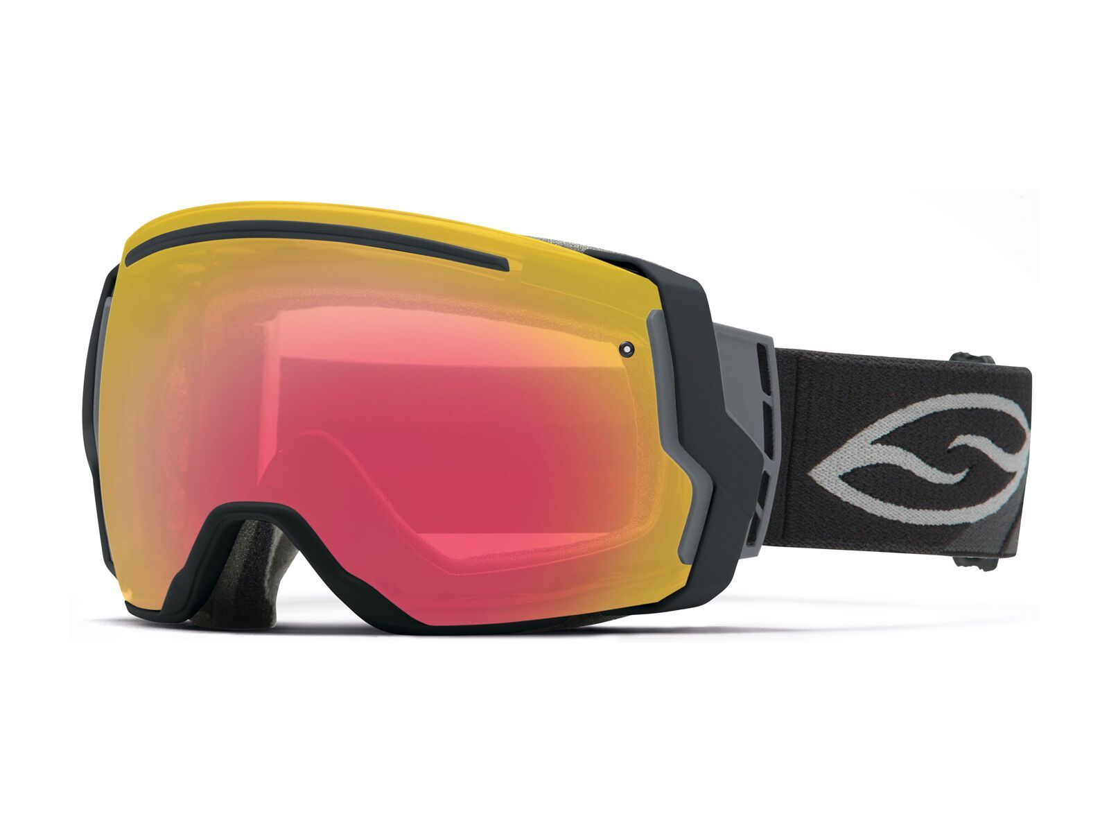 Smith I/O Seven, black/Lens: photochromic red sensor mirror - Bild 1