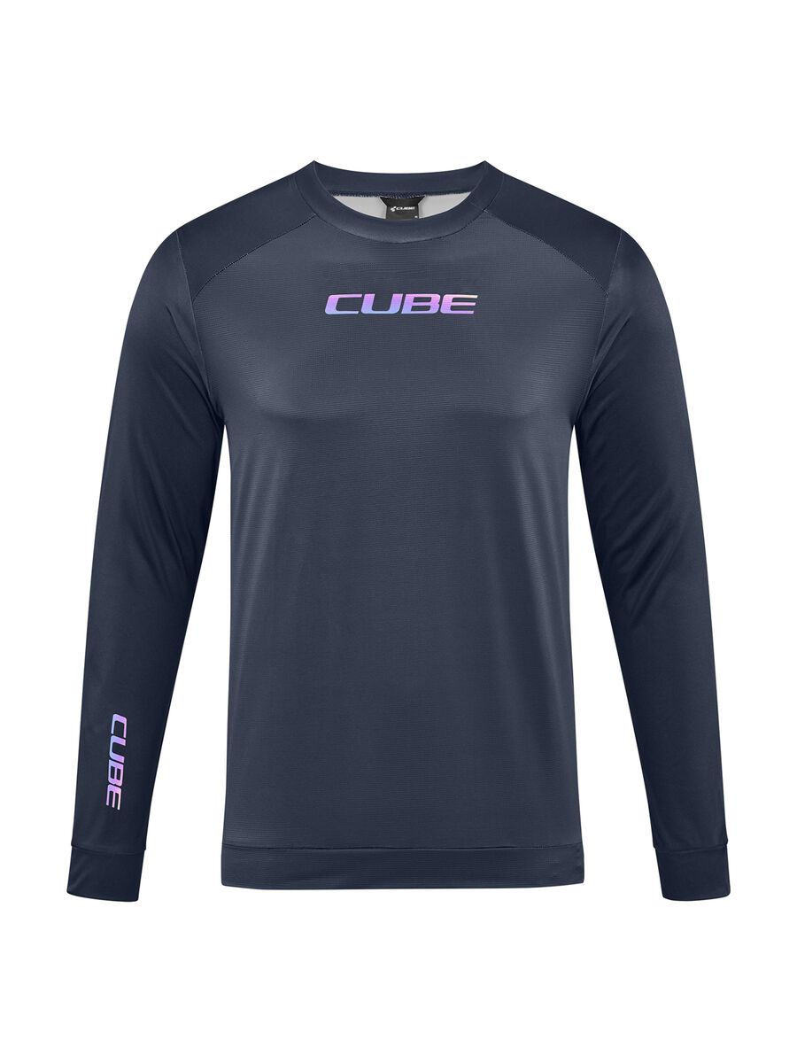 Cube ATX Rundhalstrikot langarm, black - Bild 1