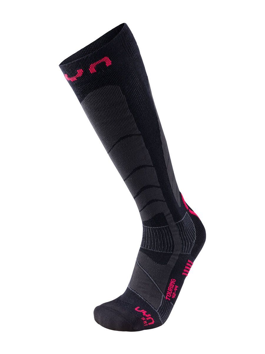 UYN Ski Touring Socks, black/red - Bild 1