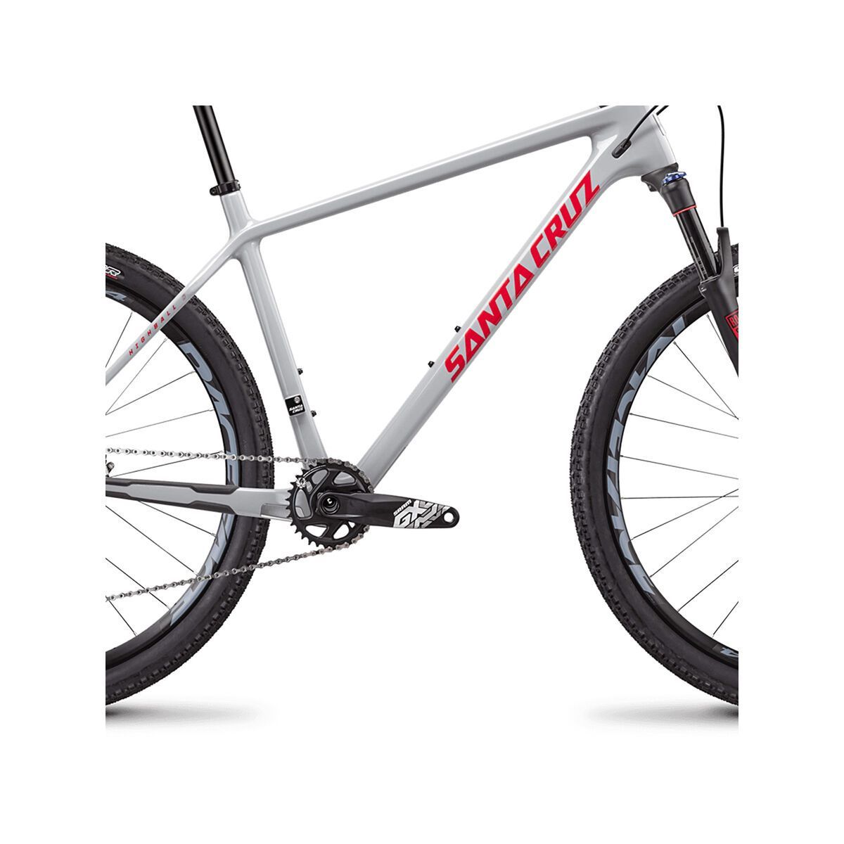 Santa Cruz Highball C S 27.5, gloss grey and red - Bild 4