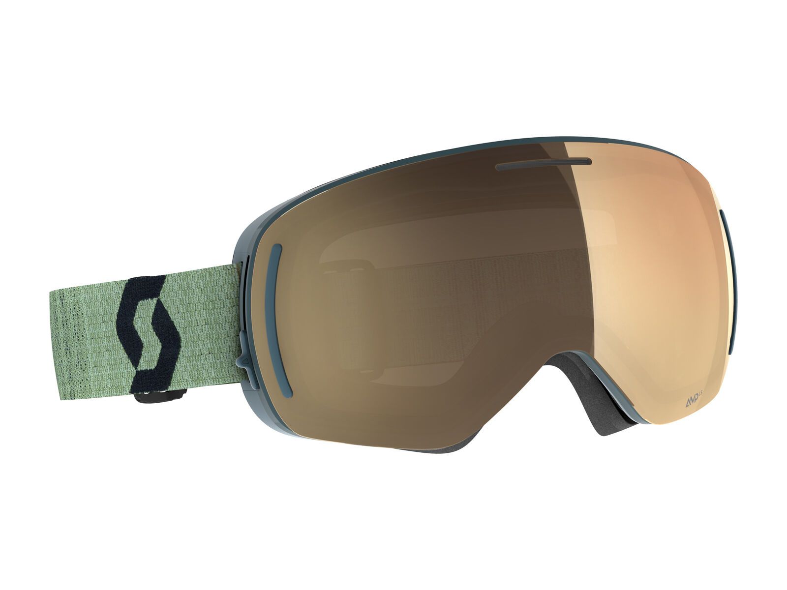 Scott LCG Evo, AMP Light Sensitive Bronze Chrome / soft green/black - Bild 1