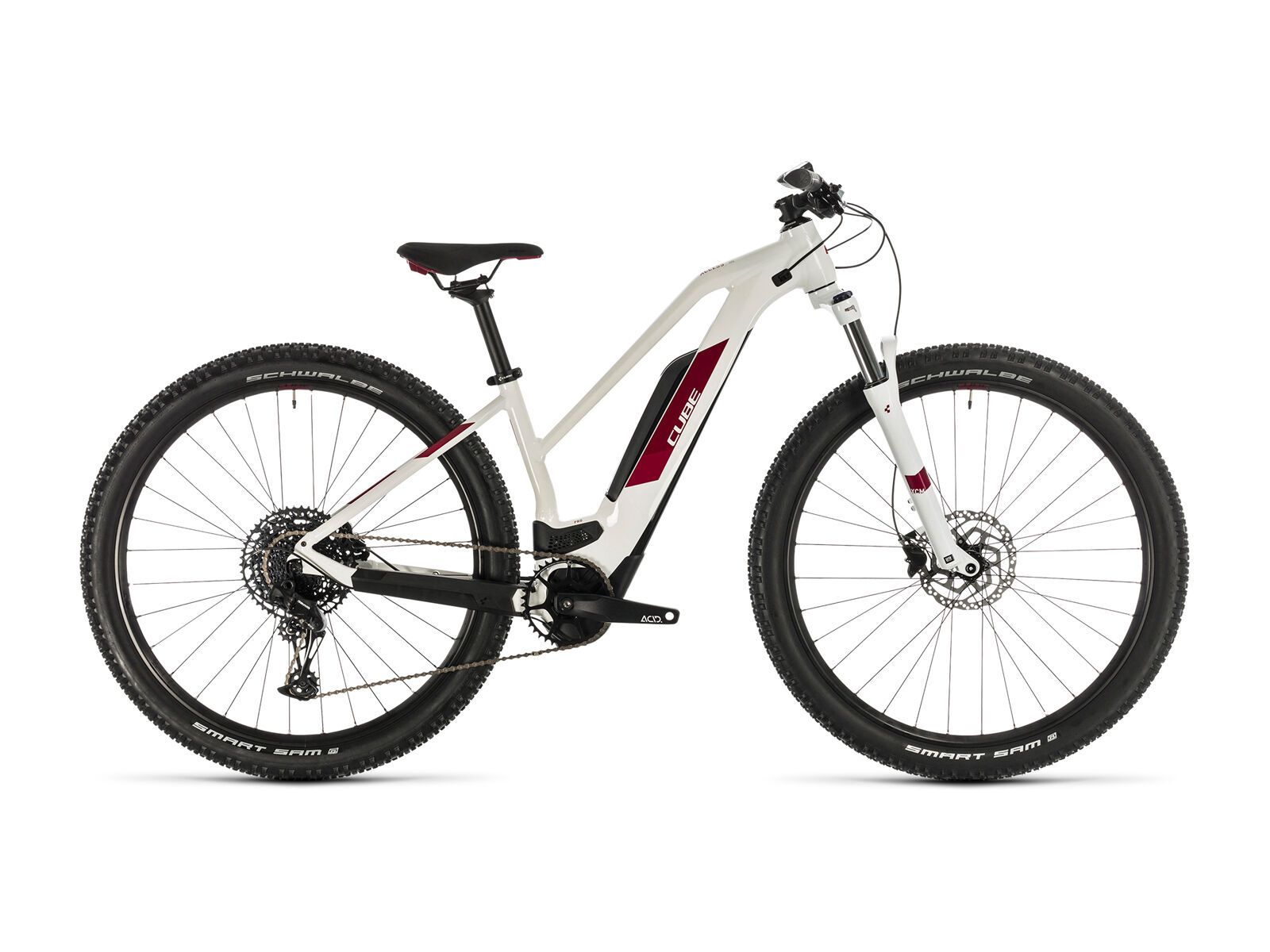 Cube Access Hybrid Pro 27.5 Trapeze, white´n´berry - Bild 1