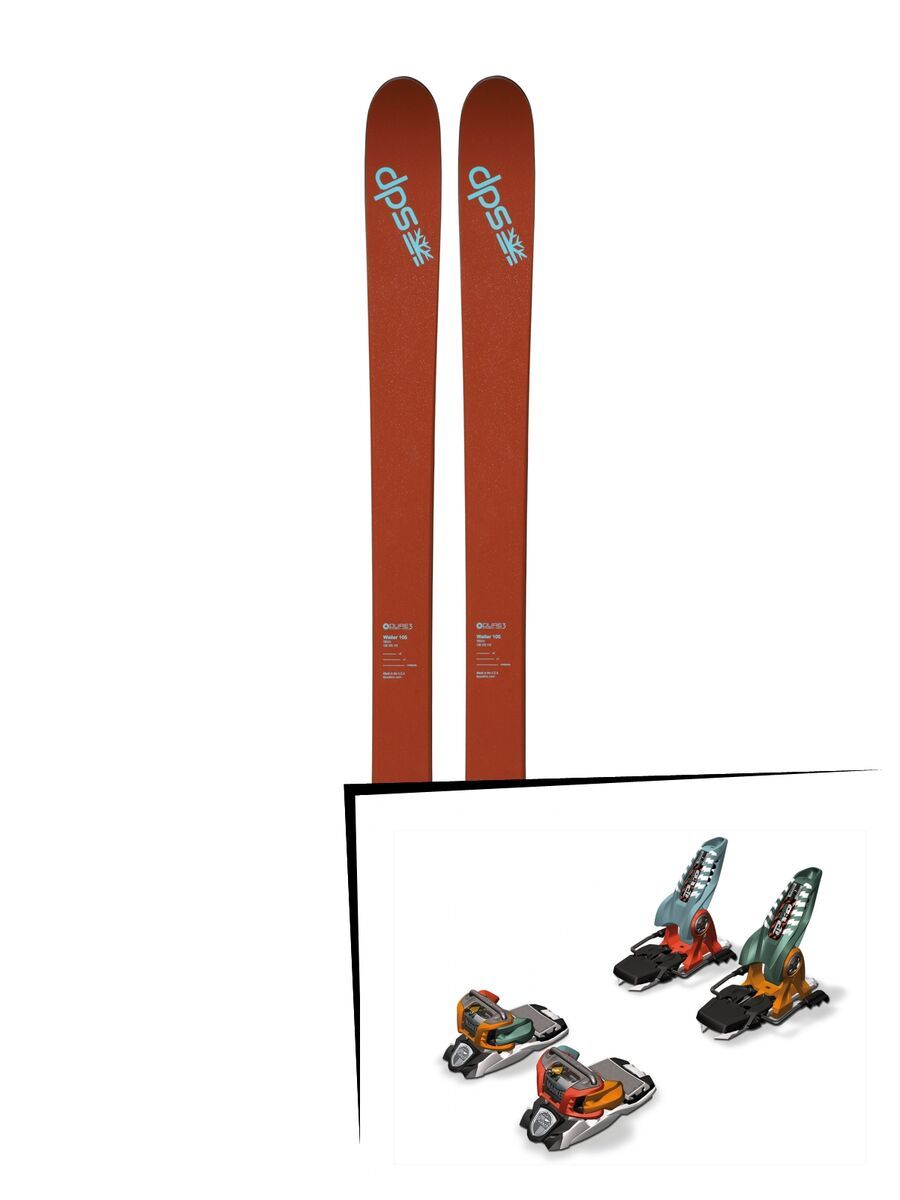 DPS Skis Set: Wailer 105 Pure3 2016 + Marker Jester 18 PRO - Bild 1