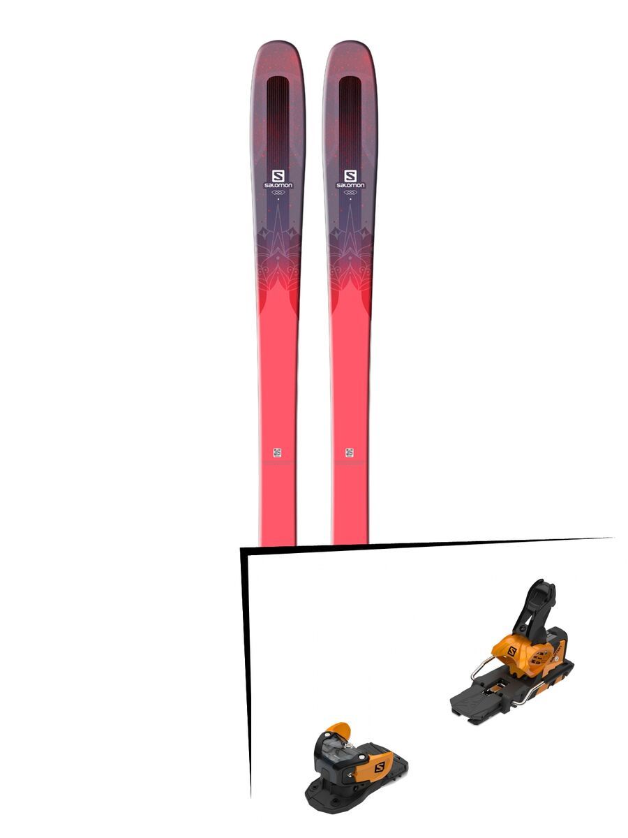 Set: Salomon QST Myriad 85 2018 + Salomon Warden MNC 13 saffron/black - Bild 1