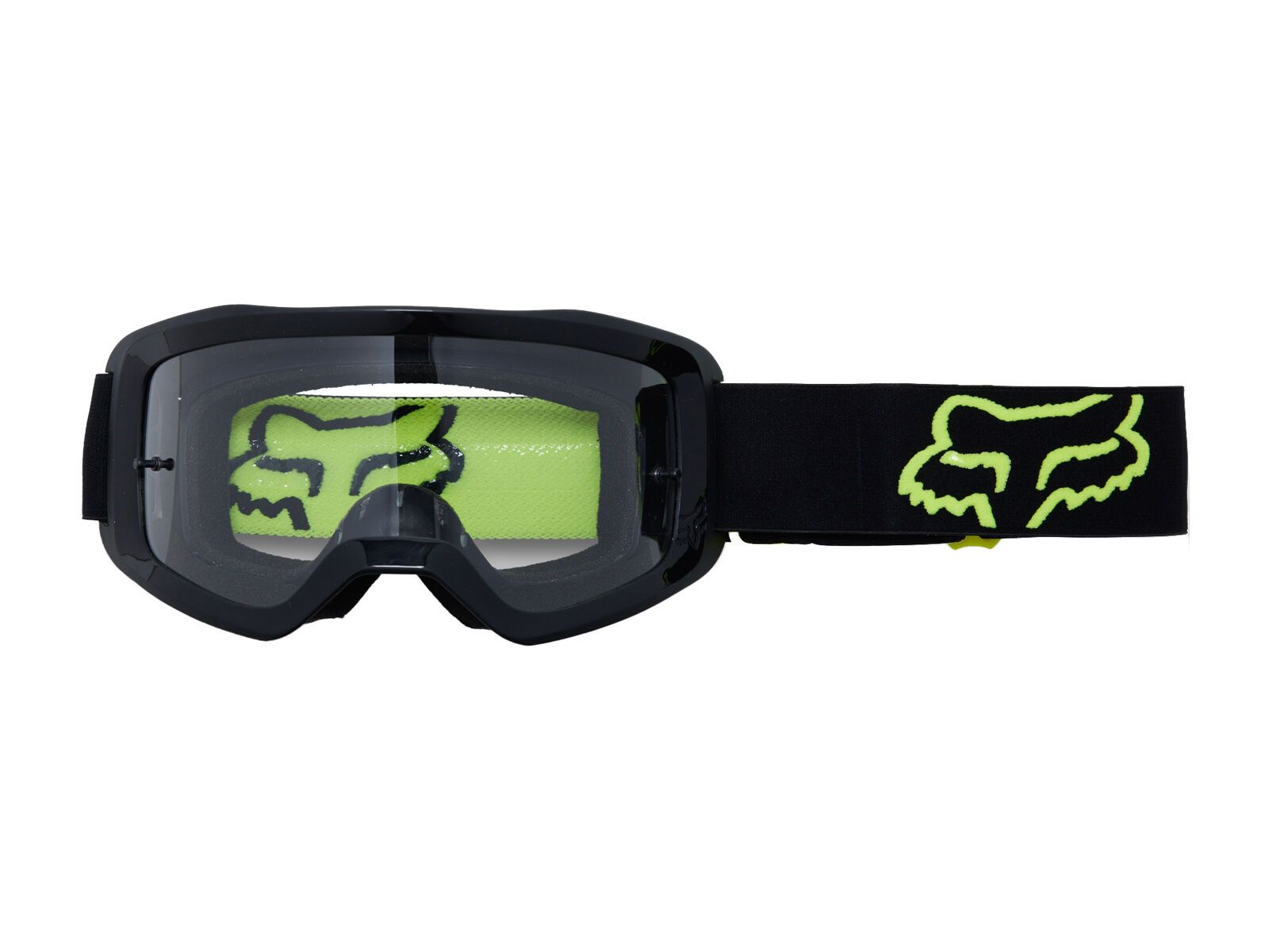 Fox Main Stray Goggle - Light Grey, black/yellow - Bild 1