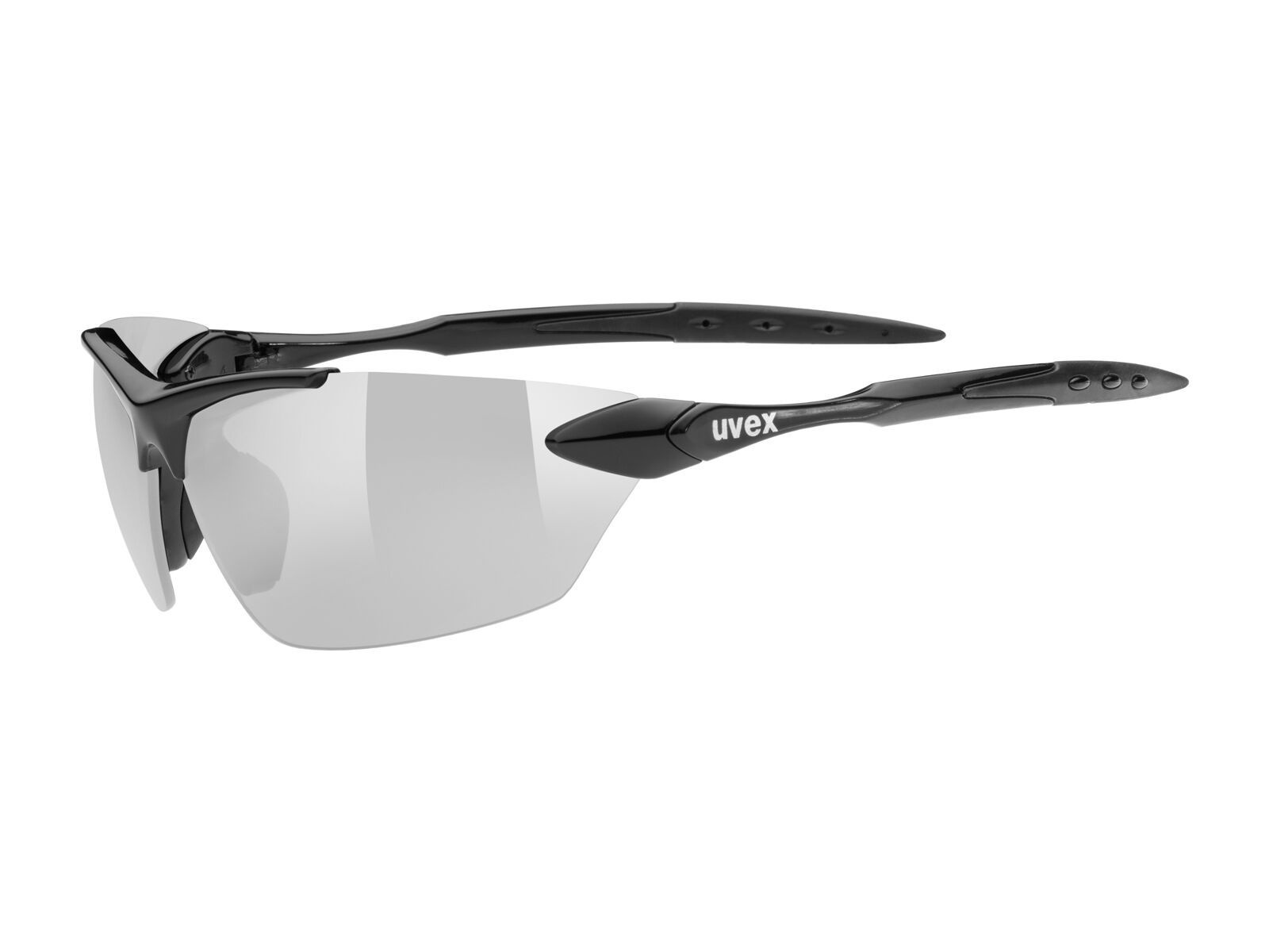 uvex sportstyle 203, black/Lens: litemirror silver - Bild 1