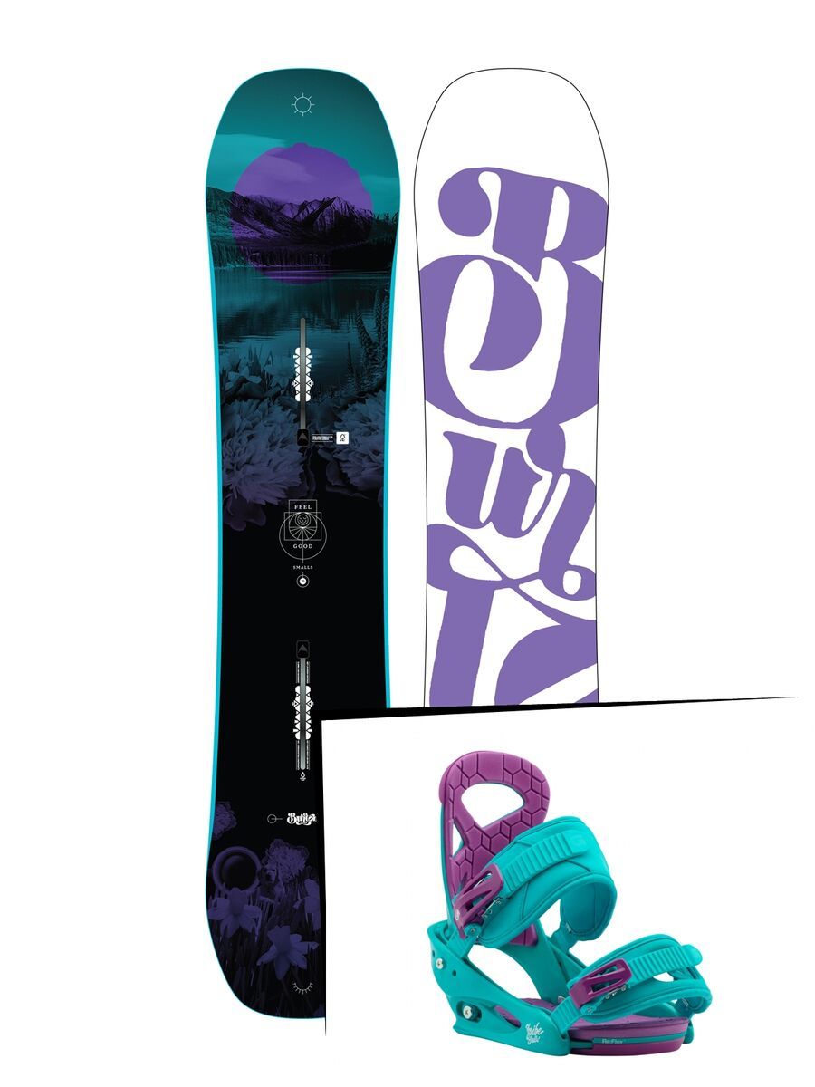 Set: Burton Feelgood Smalls 2019 + Burton Scribe Smalls frostberry - Bild 1
