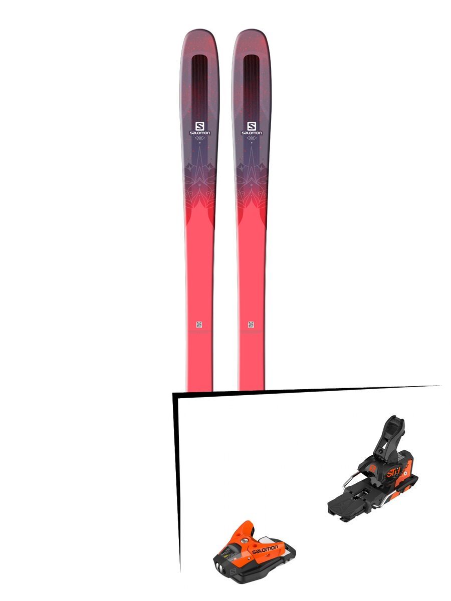 Set: Salomon QST Myriad 85 2018 + Salomon STH2 WTR 13 orange/black - Bild 1