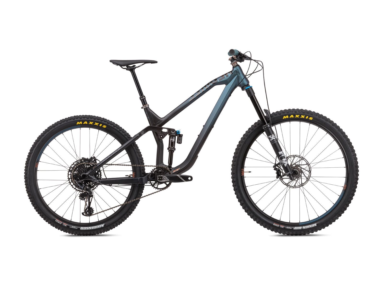NS Bikes Define AL 160, black/teal - Bild 1