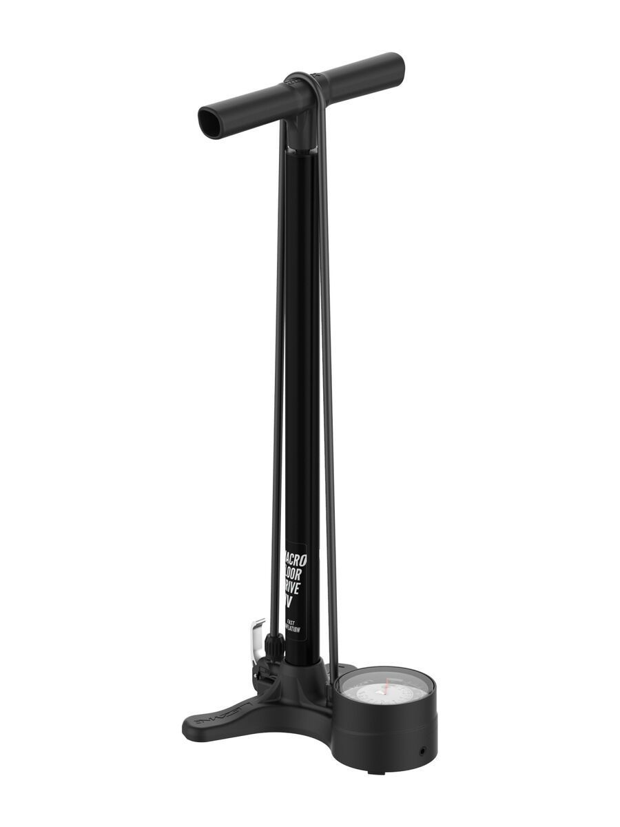 Lezyne Macro Floor Drive HV Dual Valve, black - Bild 1
