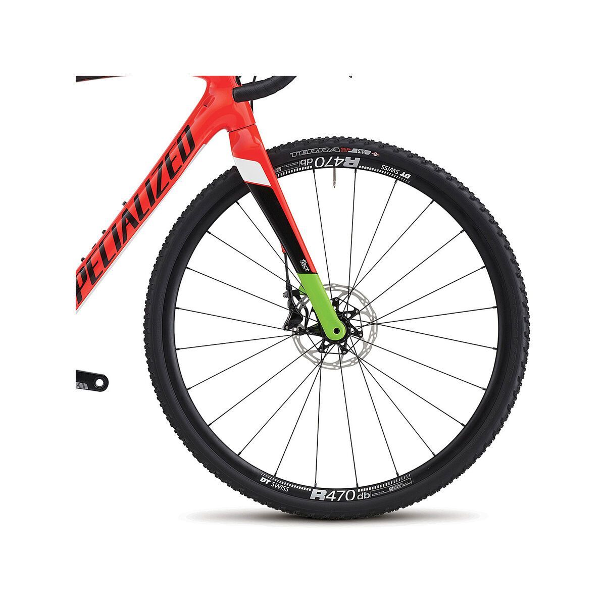 Specialized CruX Elite X1, gloss rocket red/tarmac black/monster green - Bild 2