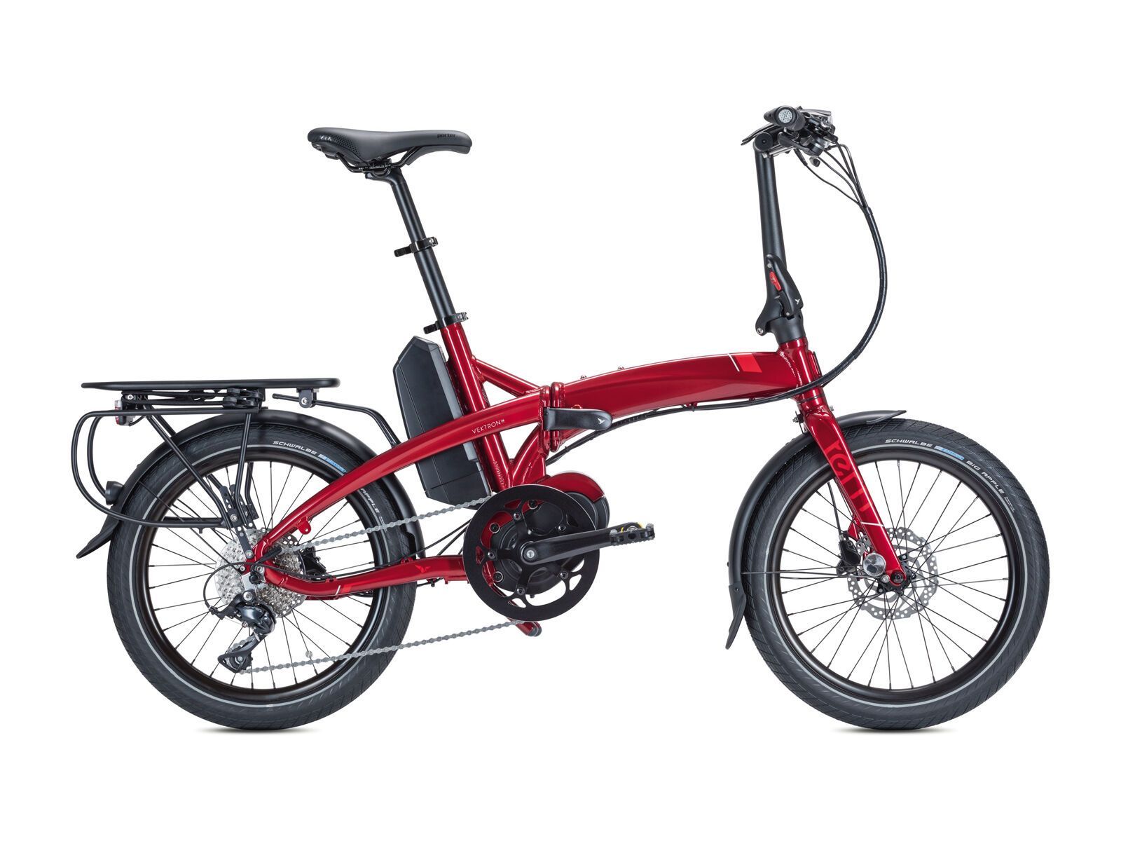 Tern Vektron P9, dark red/red - Bild 1